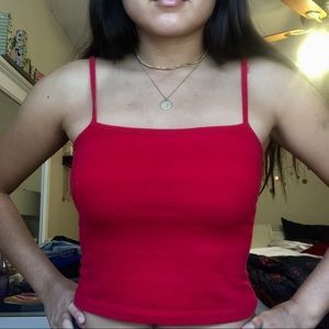 Brandy Melville Red Tank Top